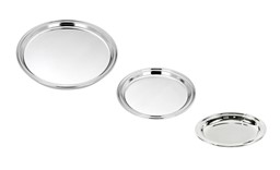 Zeige Details für Kombo 2 Tabletts + Gläserteller RUND versilbert , in 3 Größen, AKTIONSPREIS ! Bild von Kombo 2 Tabletts + Gläserteller RUND versilbert , in 3 Größen, AKTIONSPREIS !